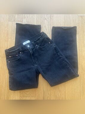 Abercrombie & Fitch Women's Low Rise Baggy Jean in Dark Wash